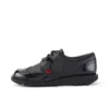 Kick Lo Brogue en cuir noir pour femmes Kick Lo Brogue en cuir noir pour femmes