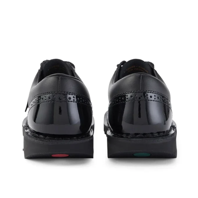 Kick Lo Brogue en cuir noir pour femmes Kick Lo Brogue en cuir noir pour femmes