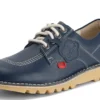 Kick Lo en cuir bleu marine, unisexe adulte Kick Lo en cuir bleu marine, unisexe adulte