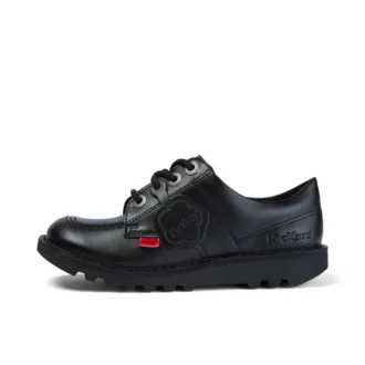 Kick Lo en cuir noir unisexe junior