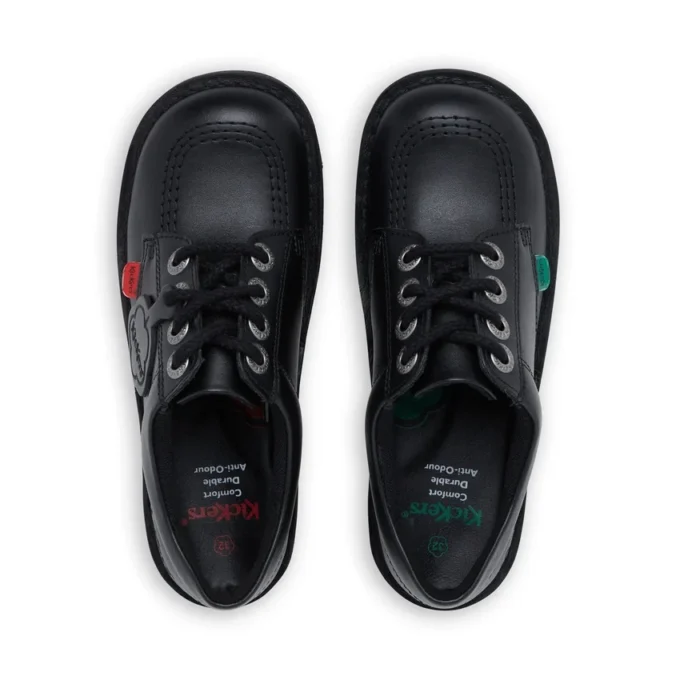 Kick Lo en cuir noir unisexe junior Kick Lo en cuir noir unisexe junior