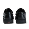 Kick Lo en cuir noir unisexe pour jeunes