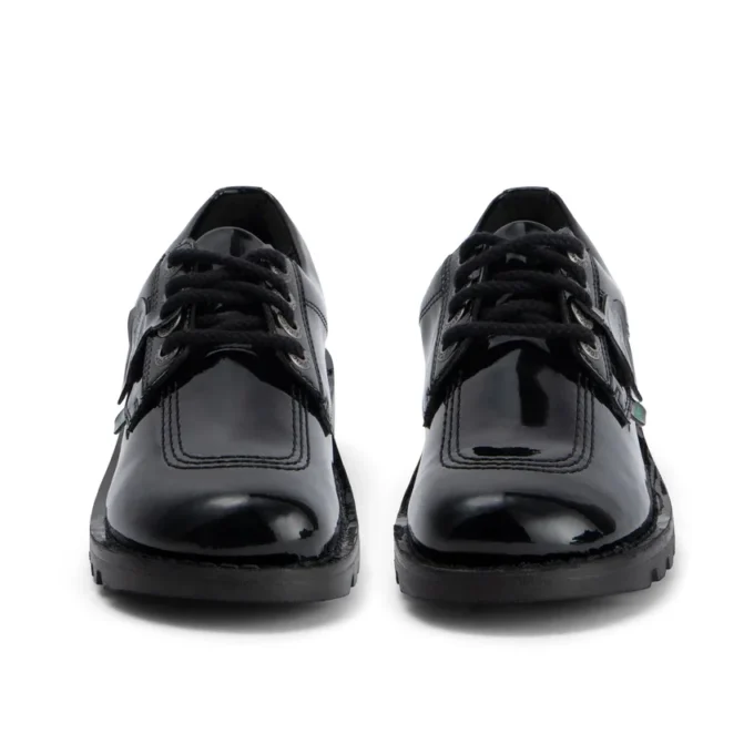 Kick Lo en cuir pour femme adulte, version alternative en cuir verni noir Kick Lo en cuir pour femme adulte, version alternative en cuir verni noir