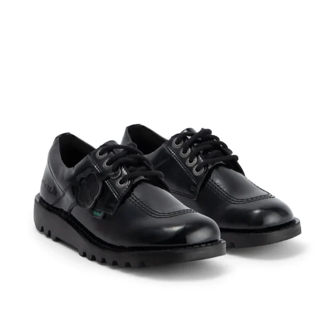 Kick Lo en cuir pour femme adulte, version alternative en cuir verni noir Kick Lo en cuir pour femme adulte, version alternative en cuir verni noir