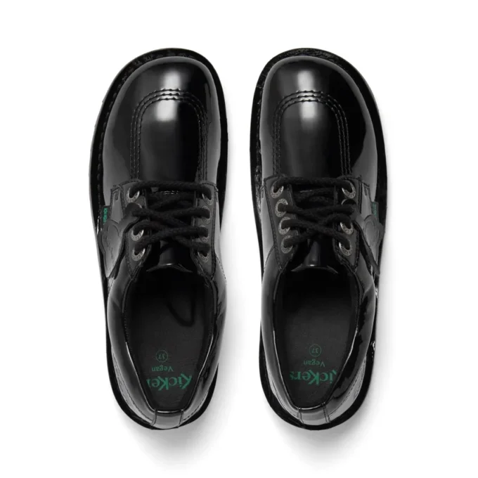Kick Lo en cuir pour femme adulte, version alternative en cuir verni noir Kick Lo en cuir pour femme adulte, version alternative en cuir verni noir