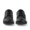 Kick Lo en cuir pour jeunes, unisexe, noir