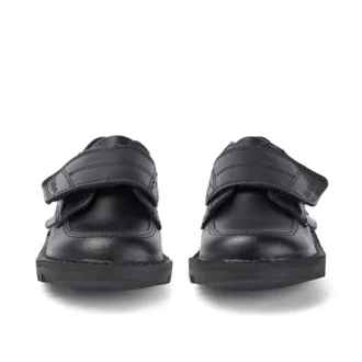Kick Lo Scuff en cuir noir pour garçons en bas âge