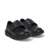 Kick Lo Scuff en cuir noir pour garçons en bas âge