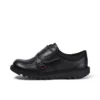 Kick Lo Scuff en cuir noir pour garçons junior