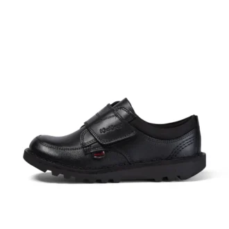 Kick Lo Scuff en cuir noir pour garçons junior