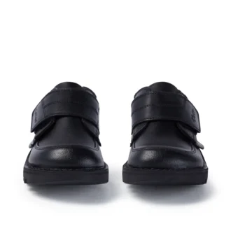 Kick Lo Scuff en cuir noir pour garçons junior