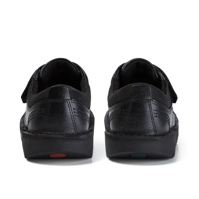 Kick Lo Scuff en cuir noir pour garçons junior
