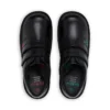 Kick Lo Twin Vel en cuir noir, unisexe junior