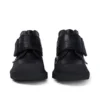 Kick Mid Scuff en cuir noir pour garçons en bas âge