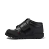 Kick Mid Scuff en cuir noir pour garçons junior Kick Mid Scuff en cuir noir pour garçons junior