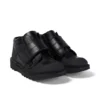 Kick Mid Scuff en cuir noir pour garçons junior Kick Mid Scuff en cuir noir pour garçons junior