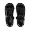 Kick MJ Bow en cuir verni noir pour filles