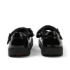 Kick MJ Bow en cuir verni noir pour filles