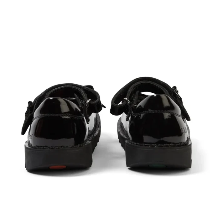 Kick MJ Bow en cuir verni noir pour filles
