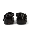 Kick Mj Bow en cuir verni noir pour filles en bas âge