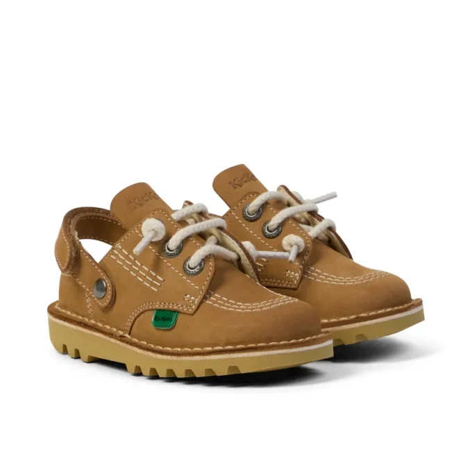 Kick Mule unisexes pour bébés, couleur beige Kick Mule unisexes pour bébés, couleur beige