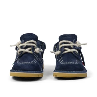 Kick Mule unisexes pour bébés en daim bleu marine