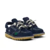 Kick Mule unisexes pour bébés en daim bleu marine