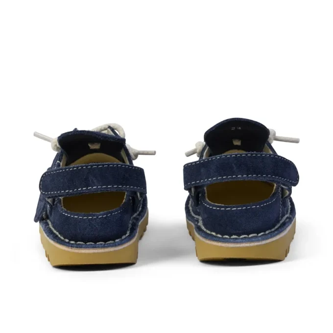 Kick Mule unisexes pour bébés en daim bleu marine