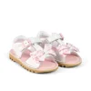 Kick Sandal pour petites filles en cuir blanc