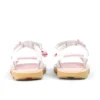 Kick Sandal pour petites filles en cuir blanc