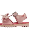 Kick Sandal pour petites filles, en cuir rose