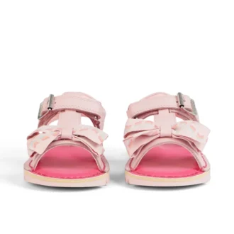 Kick Sandal pour petites filles, en cuir rose
