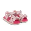 Kick Sandal pour petites filles, en cuir rose