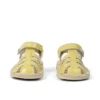 Kick Sandal unisex pour bébés, motif fruits, jaune clair