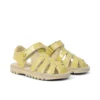 Kick Sandal unisex pour bébés, motif fruits, jaune clair