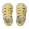 Kick Sandal unisex pour bébés, motif fruits, jaune clair