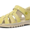 Kick Sandal unisex pour bébés, motif fruits, jaune clair