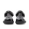 Kick T-Bar Bloom en cuir verni noir pour filles Kick T-Bar Bloom en cuir verni noir pour filles