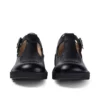 Kick T-Bar en cuir noir pour filles Kick T-Bar en cuir noir pour filles