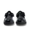 Kick T-Bar en cuir verni noir pour bébés filles Kick T-Bar en cuir verni noir pour bébés filles