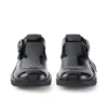 Kick T-Bar en cuir verni noir pour femmes adultes Kick T-Bar en cuir verni noir pour femmes adultes