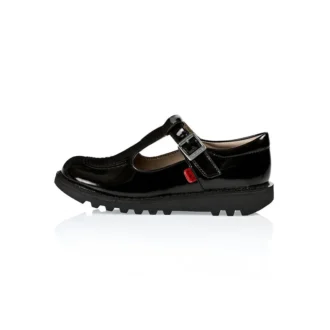kick t bar en cuir verni noir pour filles 1 330x330 - Kick T-Bar en cuir verni noir pour filles