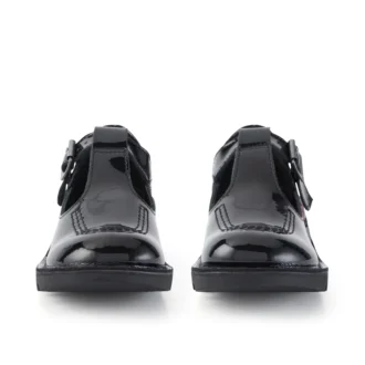 kick t bar en cuir verni noir pour filles 2 330x330 - Kick T-Bar en cuir verni noir pour filles