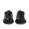 Kick T-Bar en simili cuir noir pour bébés filles Kick T-Bar en simili cuir noir pour bébés filles