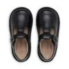 Kick T-Bar en simili cuir noir pour bébés filles Kick T-Bar en simili cuir noir pour bébés filles