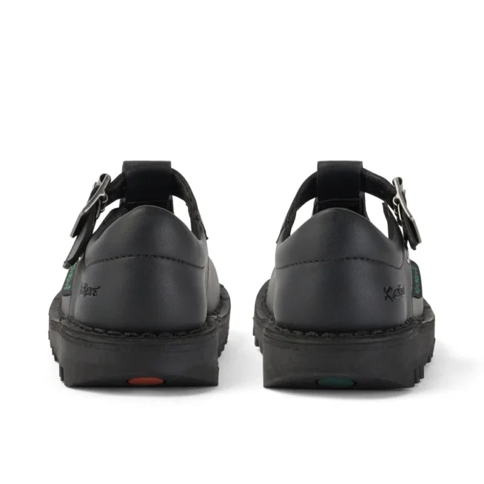 Kick T-Bar en simili cuir pour bébés filles, noir Kick T-Bar en simili cuir pour bébés filles, noir