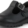 Kick T-Bar en simili cuir pour bébés filles, noir Kick T-Bar en simili cuir pour bébés filles, noir