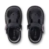 Kick T-Bar Galactic en cuir noir pour petites filles