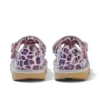 Kick T Bar pour bébés filles en cuir verni léopard rose Kick T Bar pour bébés filles en cuir verni léopard rose