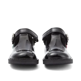 kick t bar pour filles junior en cuir verni noir 2 330x330 - Kick T-Bar pour filles junior en cuir verni noir